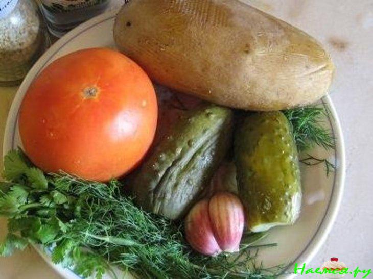 Салат "Слепила из того, что было"