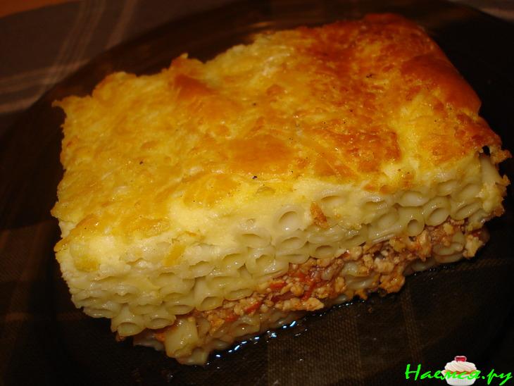Мясная запеканка "Пастицио" классический вариант