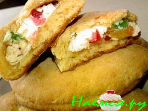 Овсяные сочники с творогом и цукатами