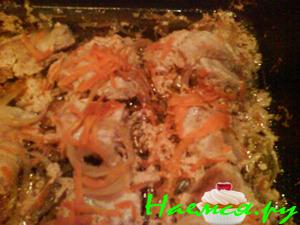 Свинина в пиве с майонезом