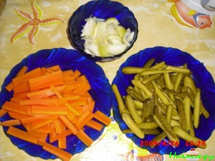 Салат "Любимый" с мясом