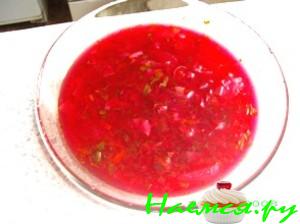 Борщ постный (мой вариант)