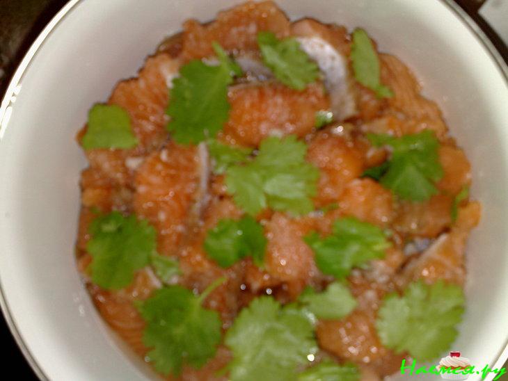 "Рыбка с кинзой на завтрак" 