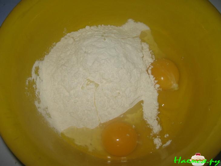 Кекс маковый с шоколадной помадкой 