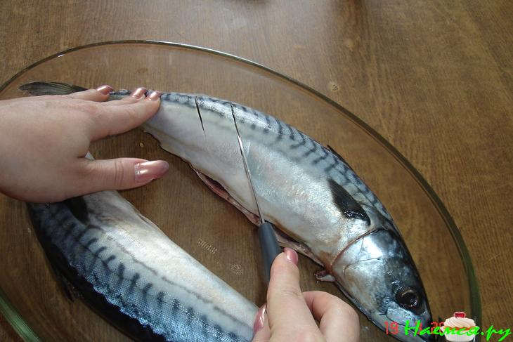 Скумбрия пряная из духовки