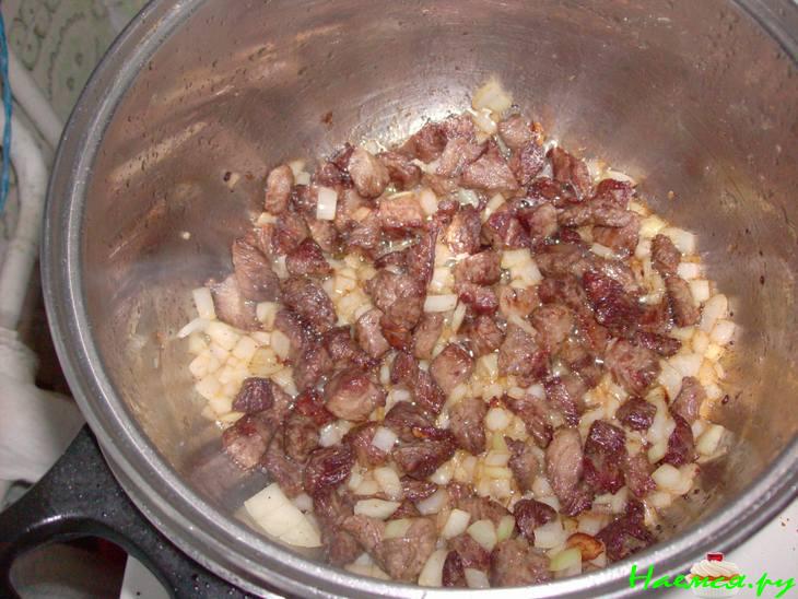 Лагман со спагетти