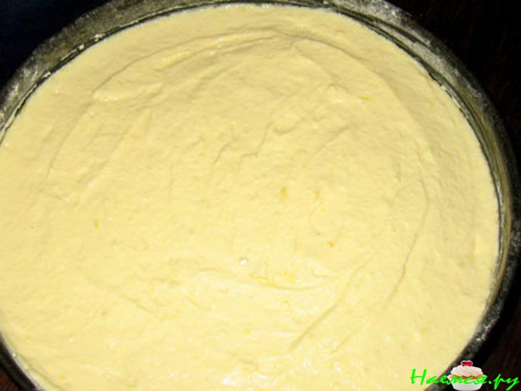 Творожный пирог с красными ягодами