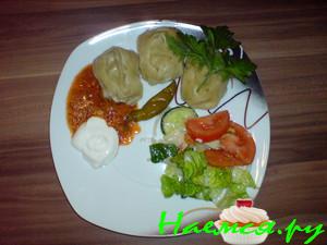 Манты рубленые