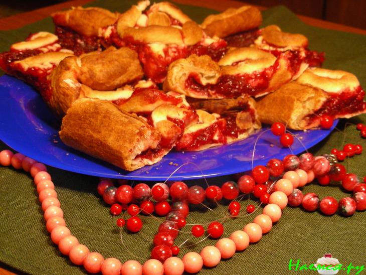 Пирог "Клюквенная сказка"