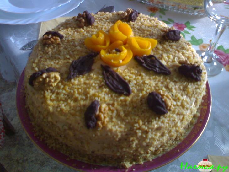 Торт бисквитный "Наслаждение" (с виски)