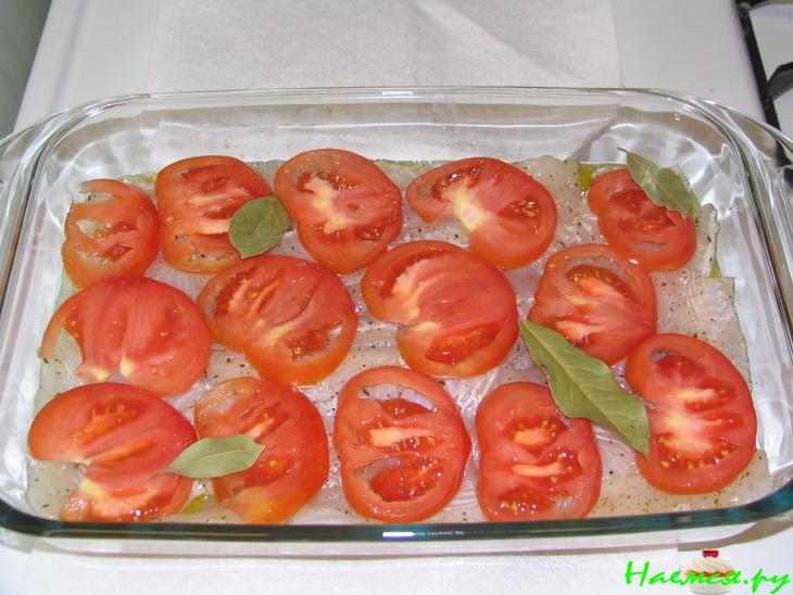 Нежная рыбка запеченная в сметане