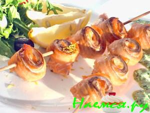 Шашлычки из форели с ароматом дыма