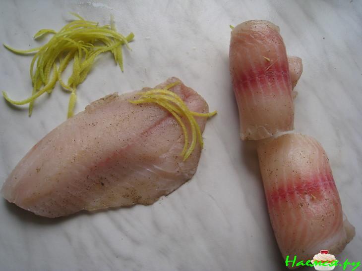 Рулетики из морской рыбы