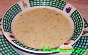 Картофельно-молочный суп пюре