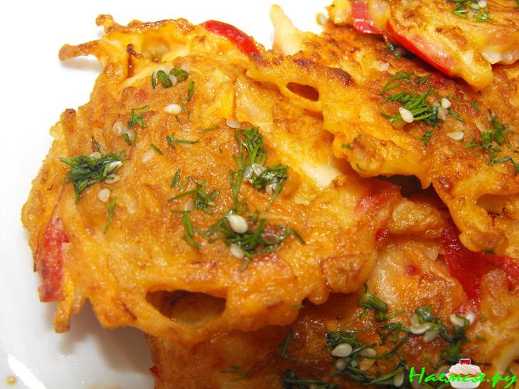 Оладьи по-корейски