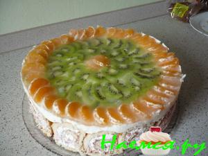 Торт лимонно-фруктовый