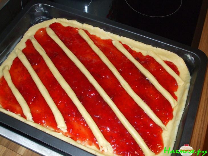 Пирог 'Решетка' с вареньем, наипростейший