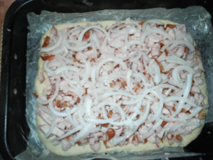 Пирог с копченной курицей