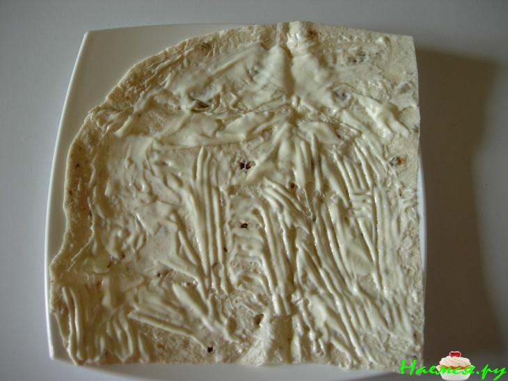 Торт с крабовыми палочками