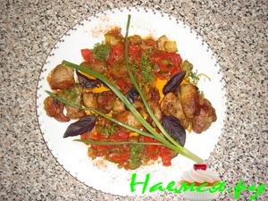 Свинина жареная с соевым соусом Свинина жареная с соевым соусом