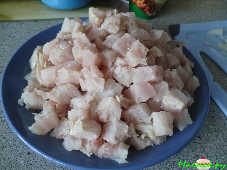 Рыба под майонезом (филе окуня) Рыба под майонезом (филе окуня)