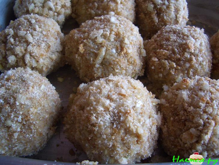 Шарики из говядины с овощами