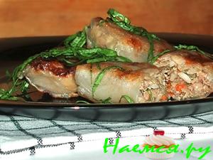 Ленивые голубцы в рисовой бумаге