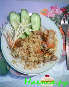 Пловчик "Рис с минтаем" Пловчик "Рис с минтаем"