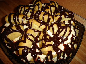 Торт «Дамские пальчики» в шоколадной глазури Торт «Дамские пальчики» в шоколадной глазури