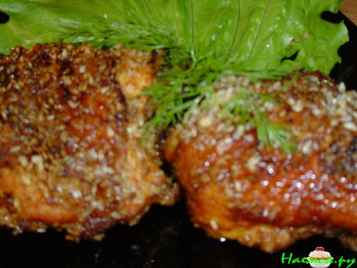 Цыпленок в кунжуте Цыпленок в кунжуте