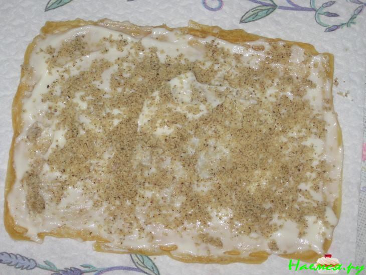 Вафельный лёгкий тортик Вафельный лёгкий тортик