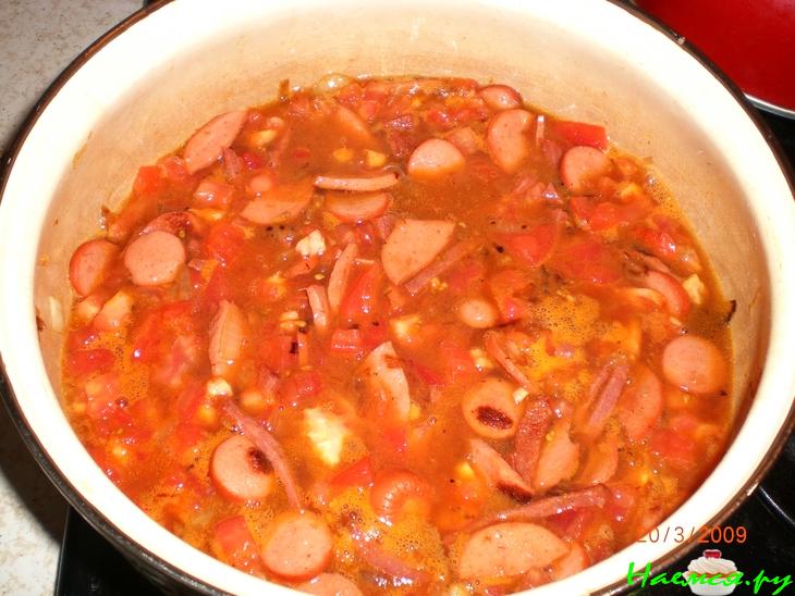 Быстрый суп (очень неполезный, но очень вкусный) 