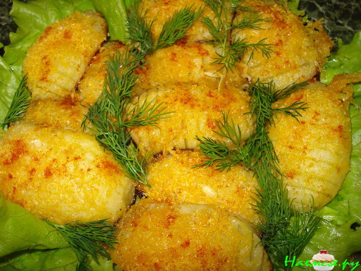 Картофель, запеченный с сыром