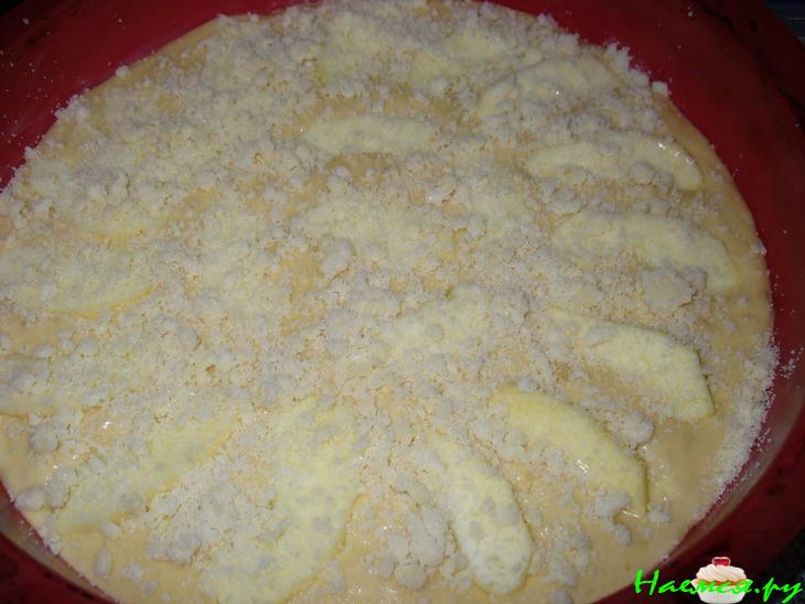 Миндально-яблочный пирог