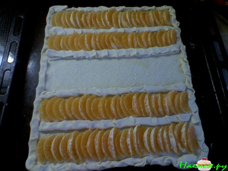 "Цитрусовый рай" (слоёный пирожок) "Цитрусовый рай" (слоёный пирожок)