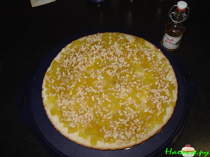 Ананасово-манговый торт