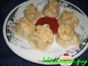 Китайские паровые пельмени