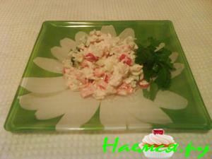 Салат куриный "Свежесть" с овощами