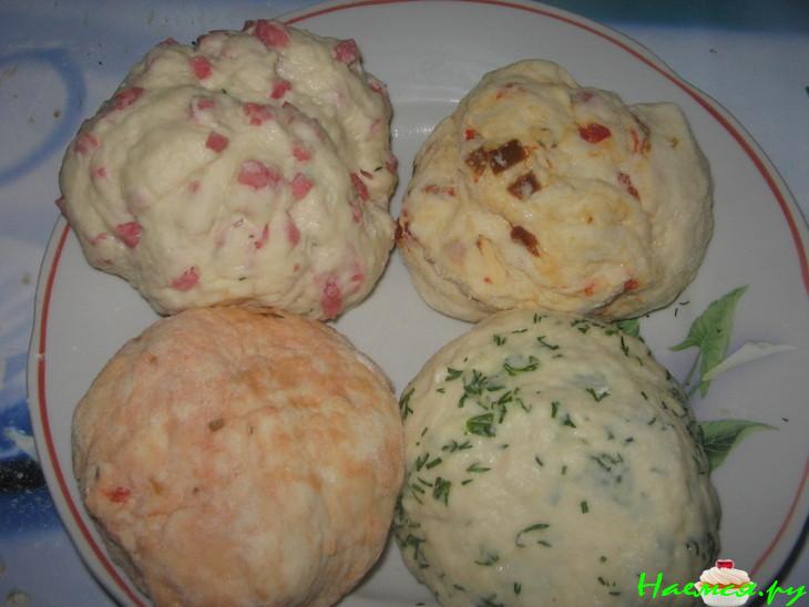 Индийский хлеб с разными начинками