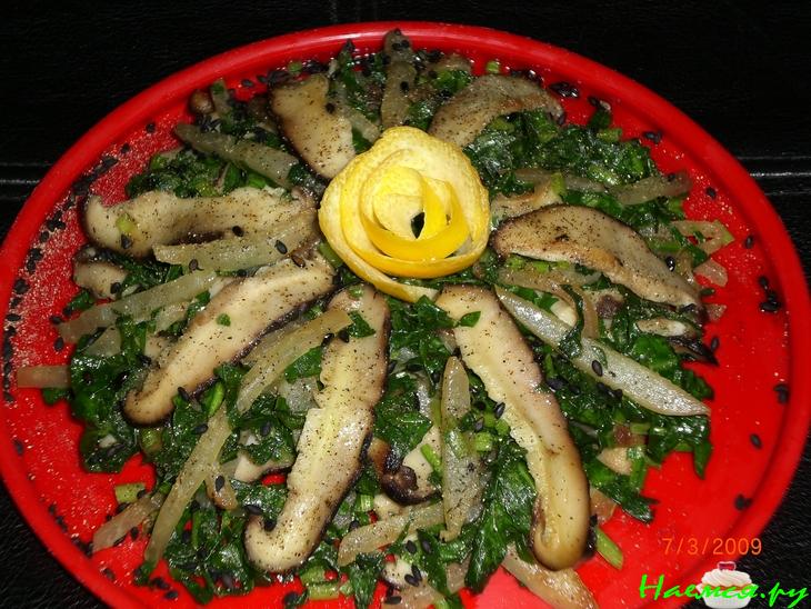 Теплый закусочный салат "Радуга вкусов"