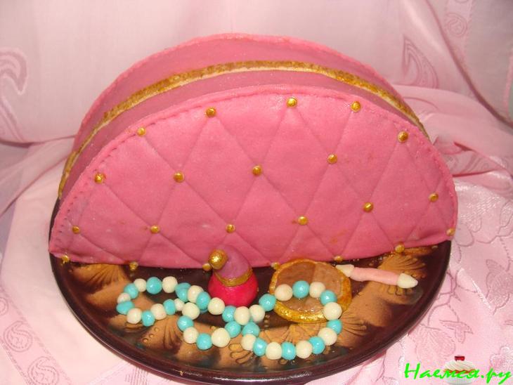 Торт "Косметичка для маленькой модницы"