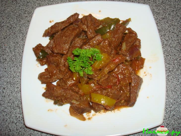 Говядина с овощами "Радуга"