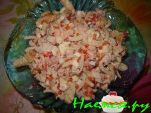 Салат из морепродуктов "Татьяна"
