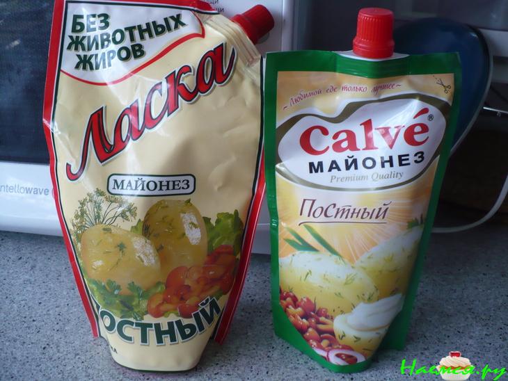 Салат с кальмарами именно в Пост