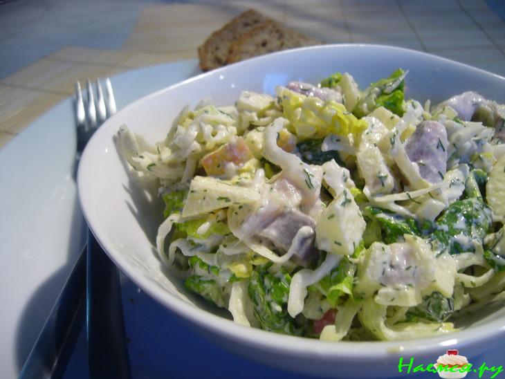 Скандинавский селедочный салат