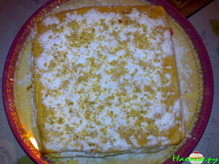 Постный пирог с яблоками