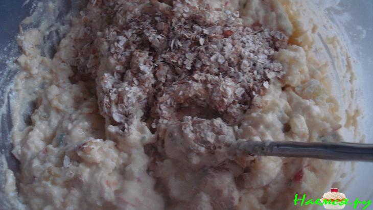 Творожники по-немецки 'Яблоки с земляными яблоками'