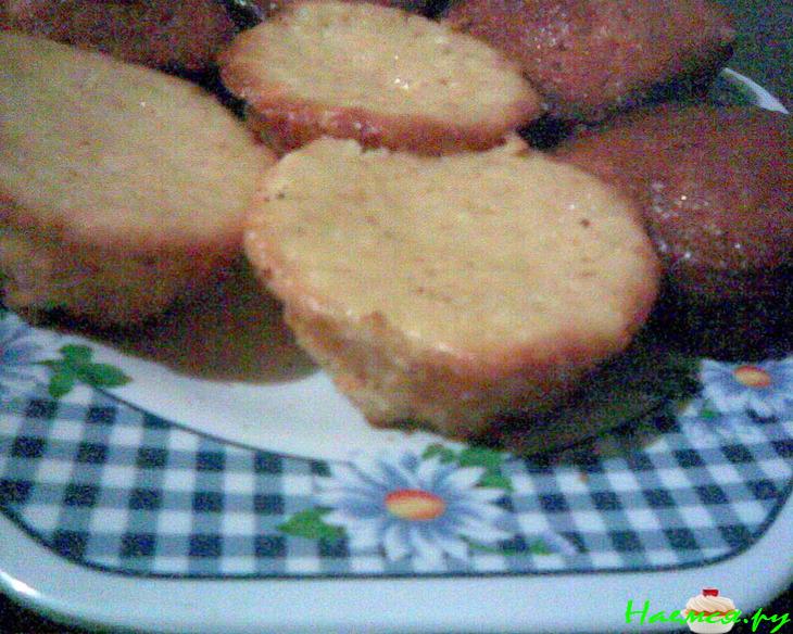 Творожные кексы (маффины) с ванильным пудингом