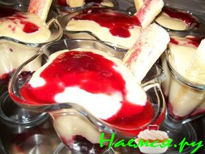 Простой десерт из карамельного мусса