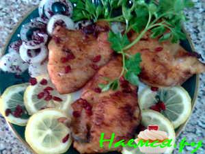 Белуга жаренная